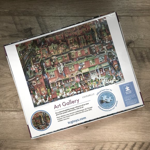 NWT 2000-Piece Artsy Puzzle Art Gallery 'Neighborhood' - Picture 2 of 7